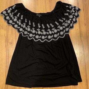 Adrianna Papell Off-the-Shoulder Top!